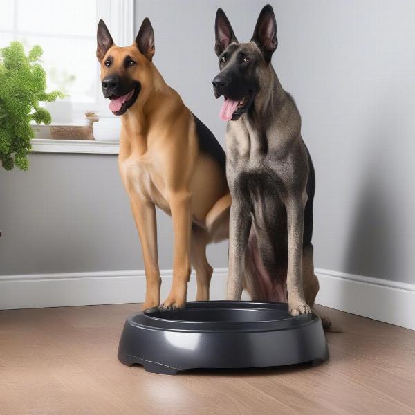 Elevated Dog Bowls for Large Breeds