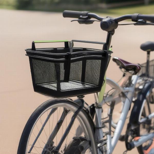 Rear Dog Bike Basket with Safety Features