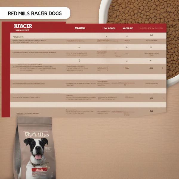 Red Mills Racer Dog Food Ingredients