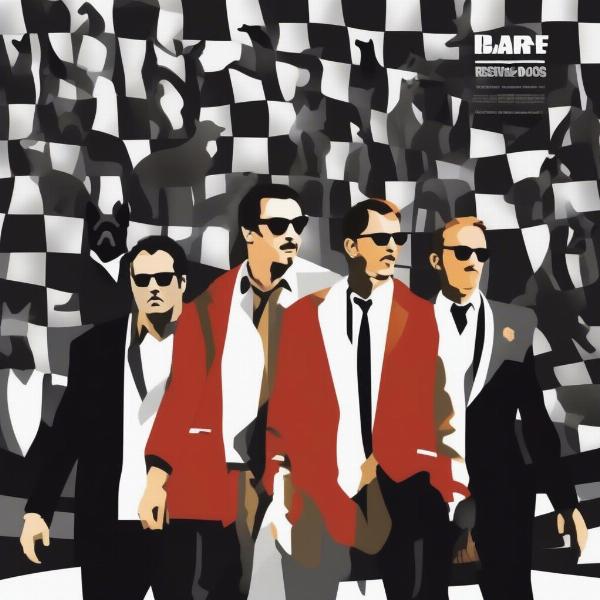 Reservoir Dogs Poster Minimalist Dog Style