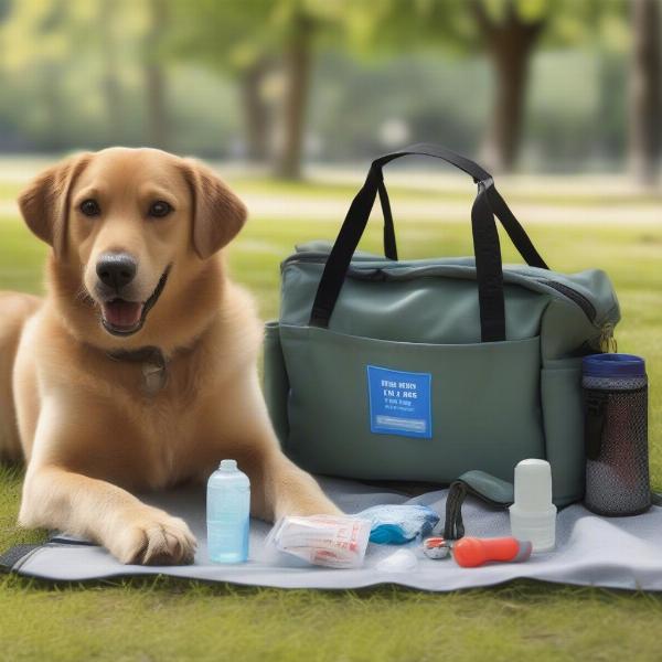 Essential items for a visit to Richardson Dog Park