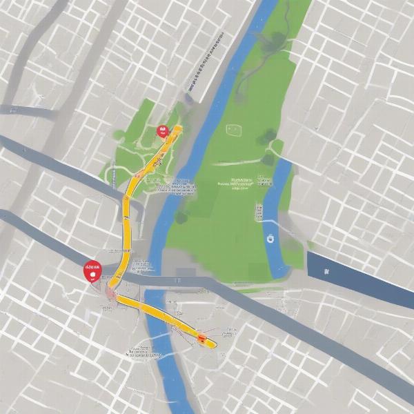 Riverside Park South Dog Run Location Map