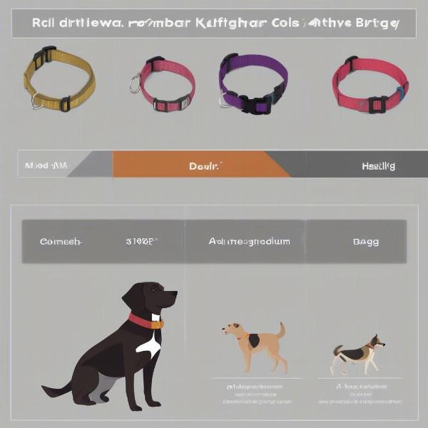 Ruffwear dog collars for different breeds