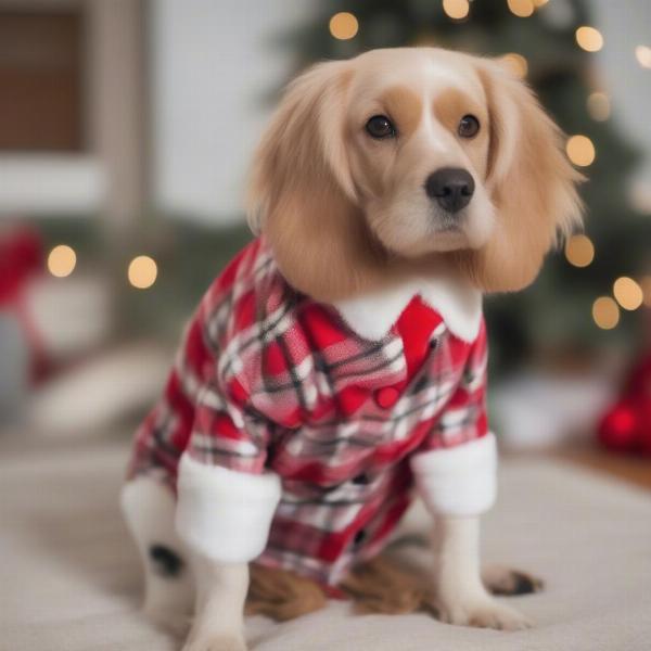 Safe and Comfortable Dog Christmas Pajamas