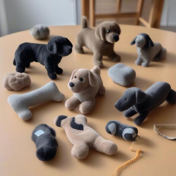 Safe Coal Dog Toy Selection