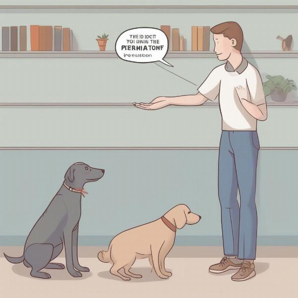 Safe techniques for approaching a dog