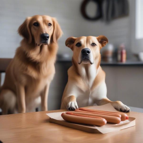 Safe Hot Dogs for Dogs UK