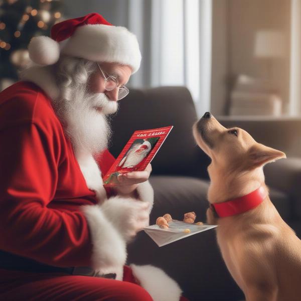 Preparing Your Dog for Santa Photos