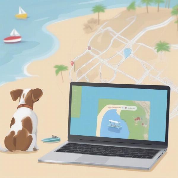 Searching for Dog-Friendly Beaches Online