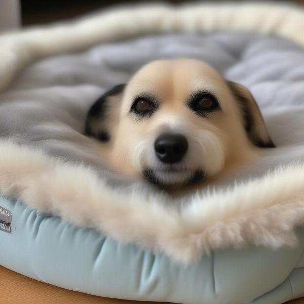 Materials in a Self-Warming Dog Bed