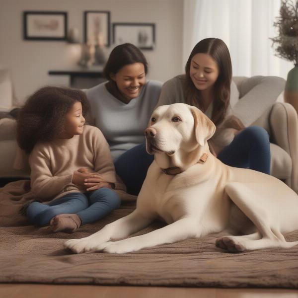 Senior Dog Family Portrait