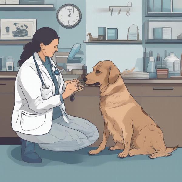 Senior Dog Vet Checkup