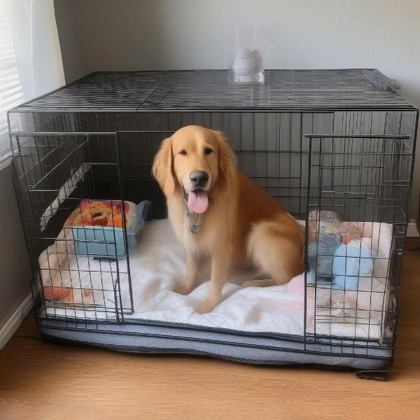 Setting Up an XXL Dog Cage