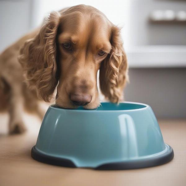 Shallow Dog Bowl for Long-Eared Dogs