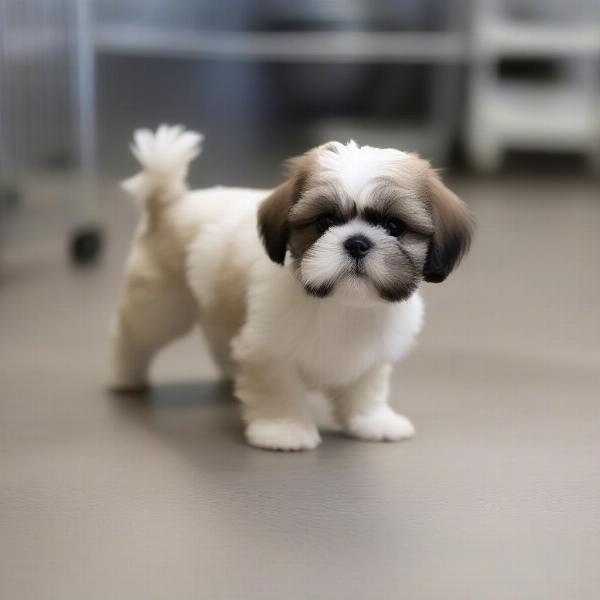 Shih Tzu puppy at an Iowa breeder