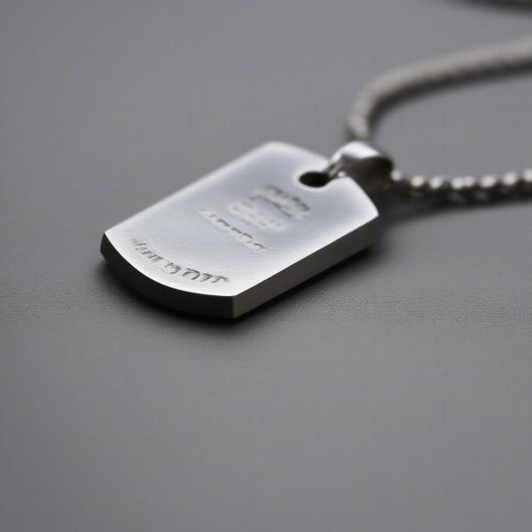 Silver Dog Tag Durability