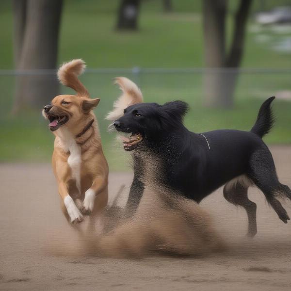 Sir Casimir Gzowski Dog Park Dog Play