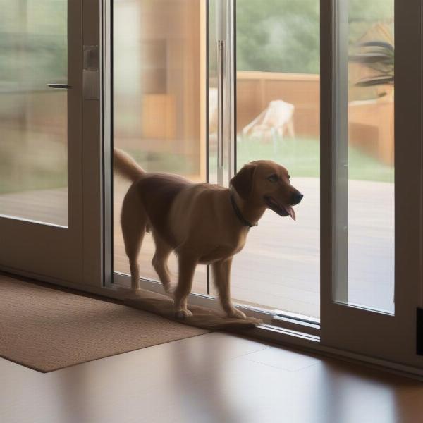 Sliding Glass Door with Dog Door