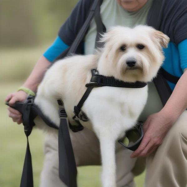 Sling-Style Dog Lifting Harness