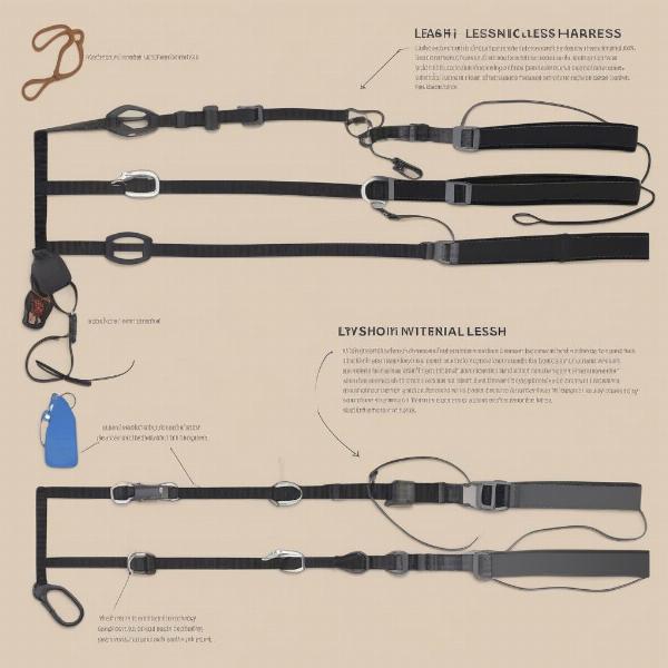 Specialized dog leashes