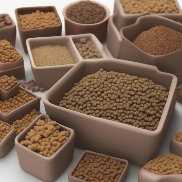 Different Shapes of Square Kibble