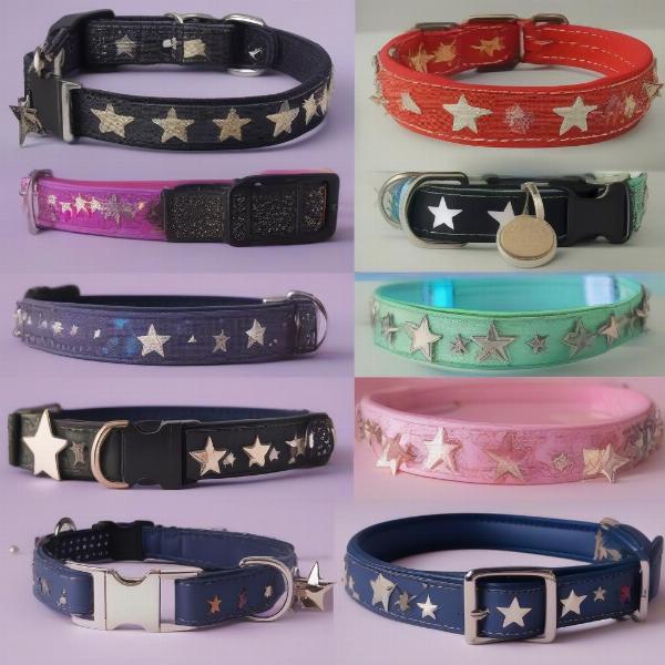 Different Star Dog Collar Styles