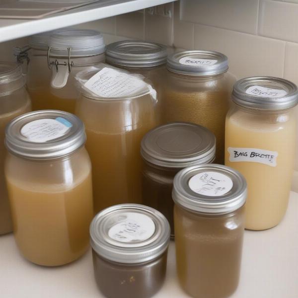 Storing Dog Bone Broth