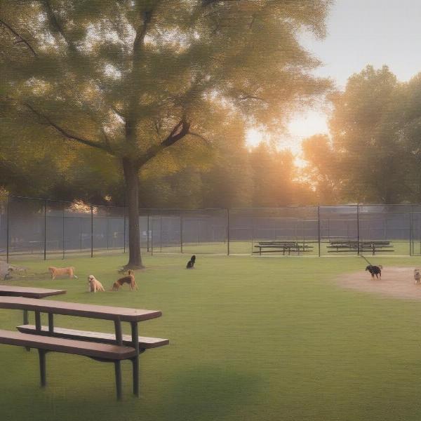 Overview of Sunset Park Dog Park