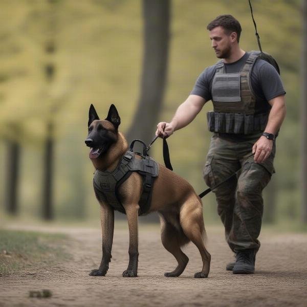 Tactical Dog Harness for Training