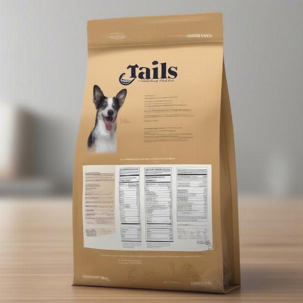 Tails Dog Food Personalized Packaging