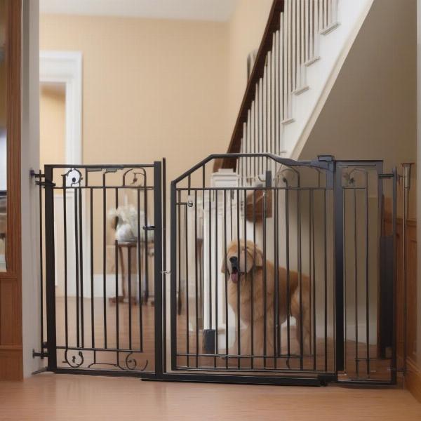 Tall Dog Stair Gate for Large Breeds