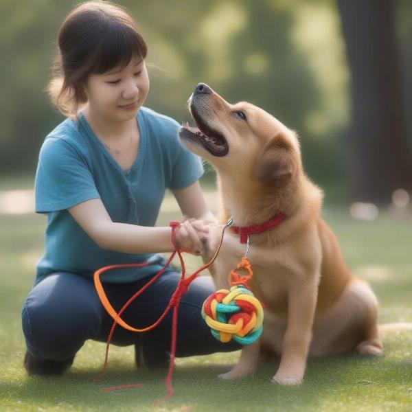 Safe Usage of Tethered Dog Toys for Dogs