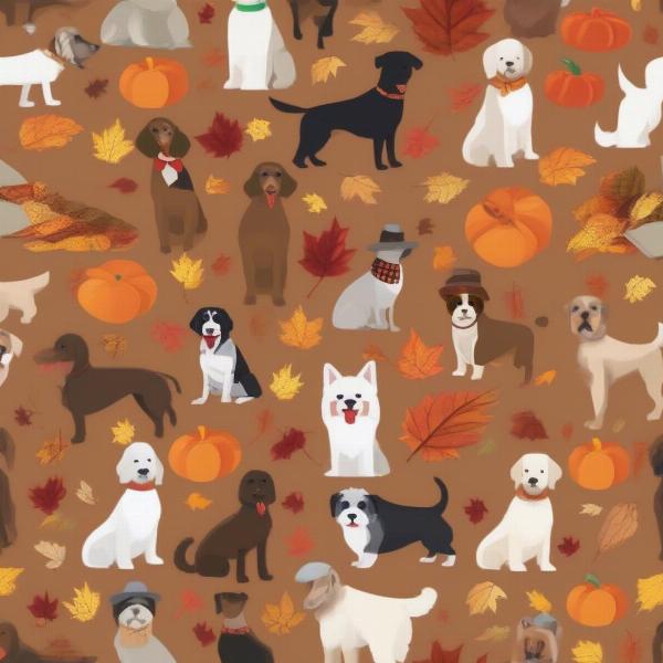 Thanksgiving Dog Bandana Styles