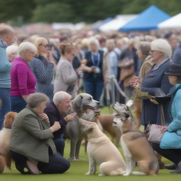 Three Counties Dog Show Crowd