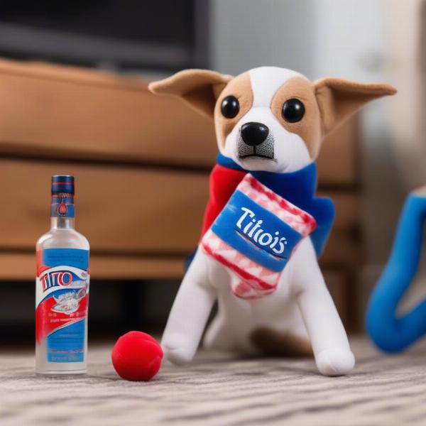 Tito's Vodka Plush Toy for Dogs