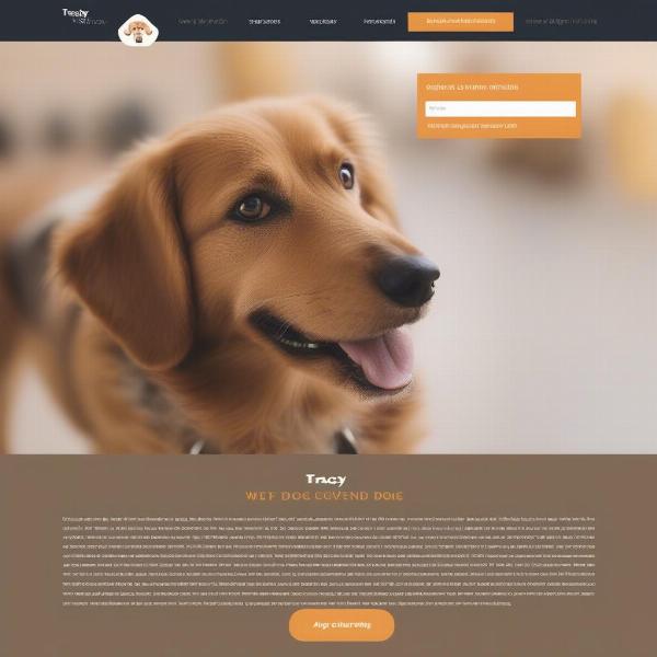 Tracy's Dog website discount banner