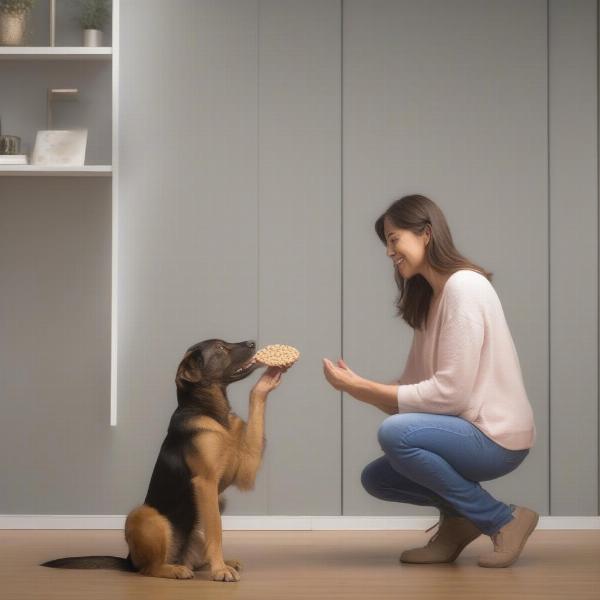 Training a dog to stop barking