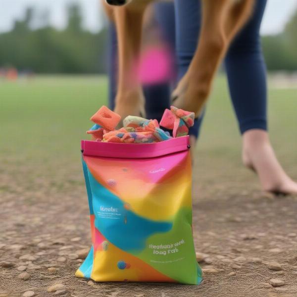 Treat bag for dog training