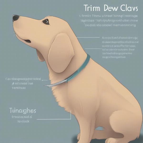 Trimming a Dog's Dew Claws