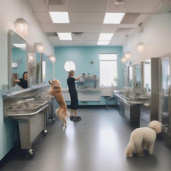 Clean and hygienic dog grooming salon in Tyler, Texas