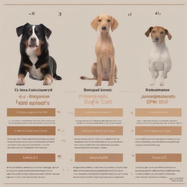 Different types of collagen found in dog treats