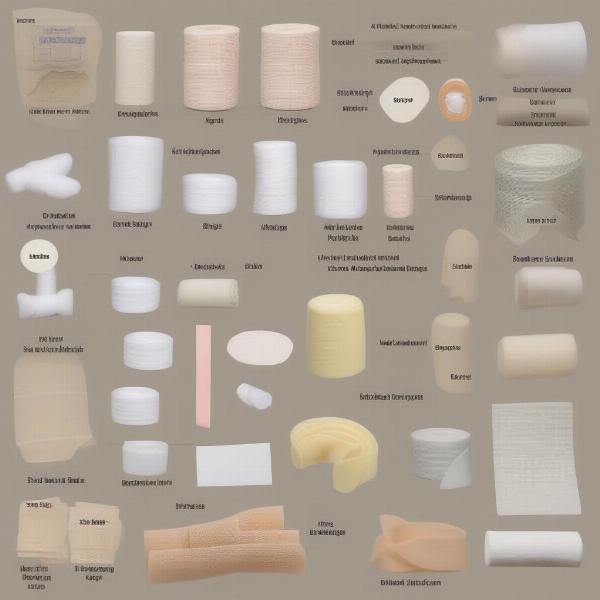 Different types of bandages for dogs