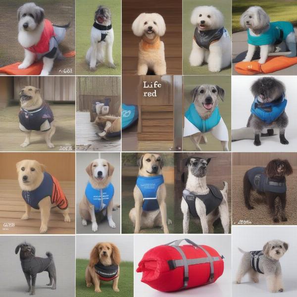 Different types of dog clothing for various needs.