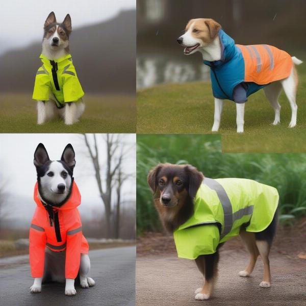 Different Types of Dog Rain Jackets