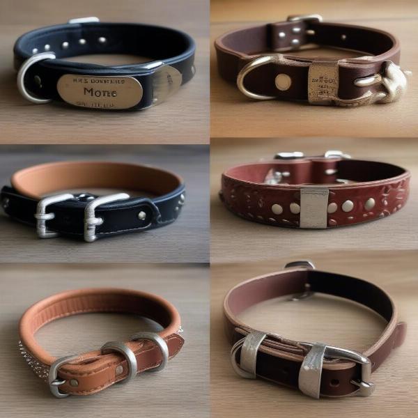 Different Types of Rolled Leather Collars