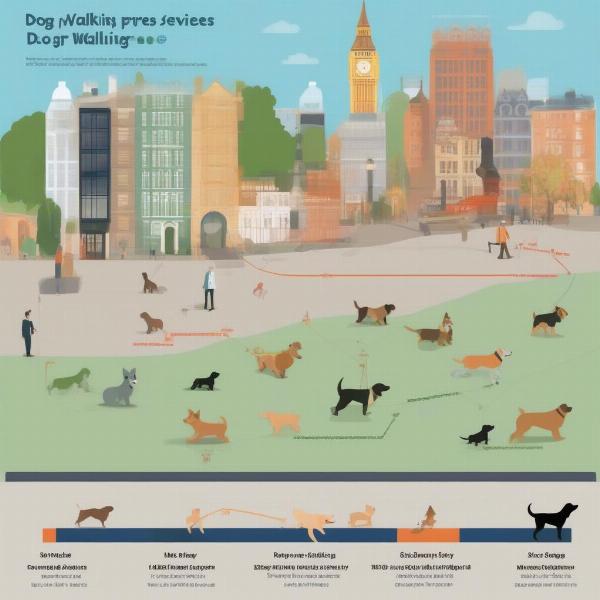 Dog Walking Rates Comparison Across UK Cities