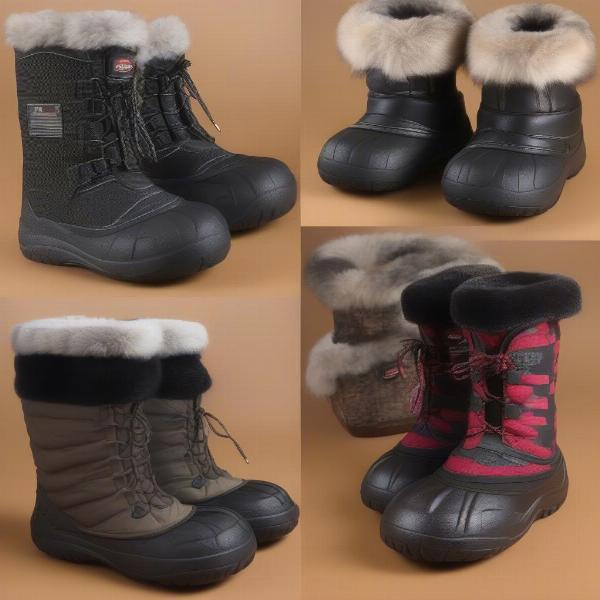 Different types of Ultra Paws dog shoes, including Cozy Paws and Durable Dog Boots.