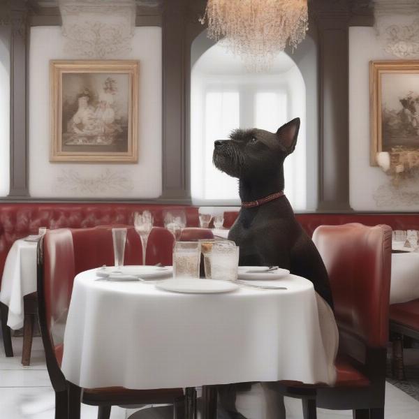 Elegant restaurant in Scarborough that is dog friendly