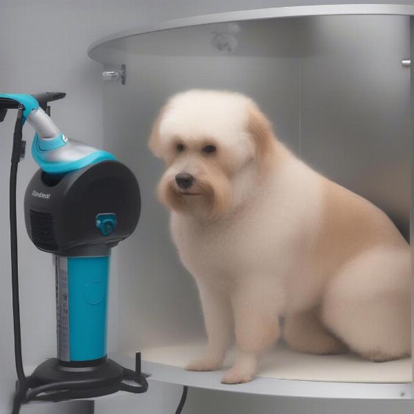 Safely Using a Dog Air Dryer