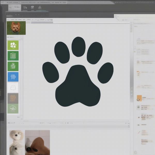 Using Dog Paw SVGs in Design Software